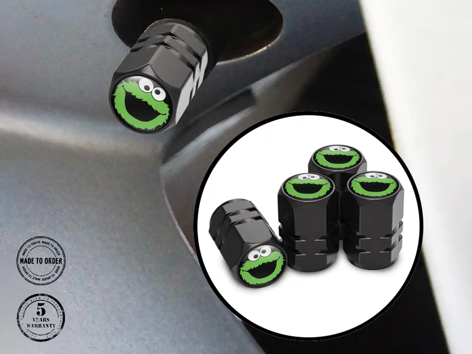 Tire Valve Covers for Bikes Custom Style
